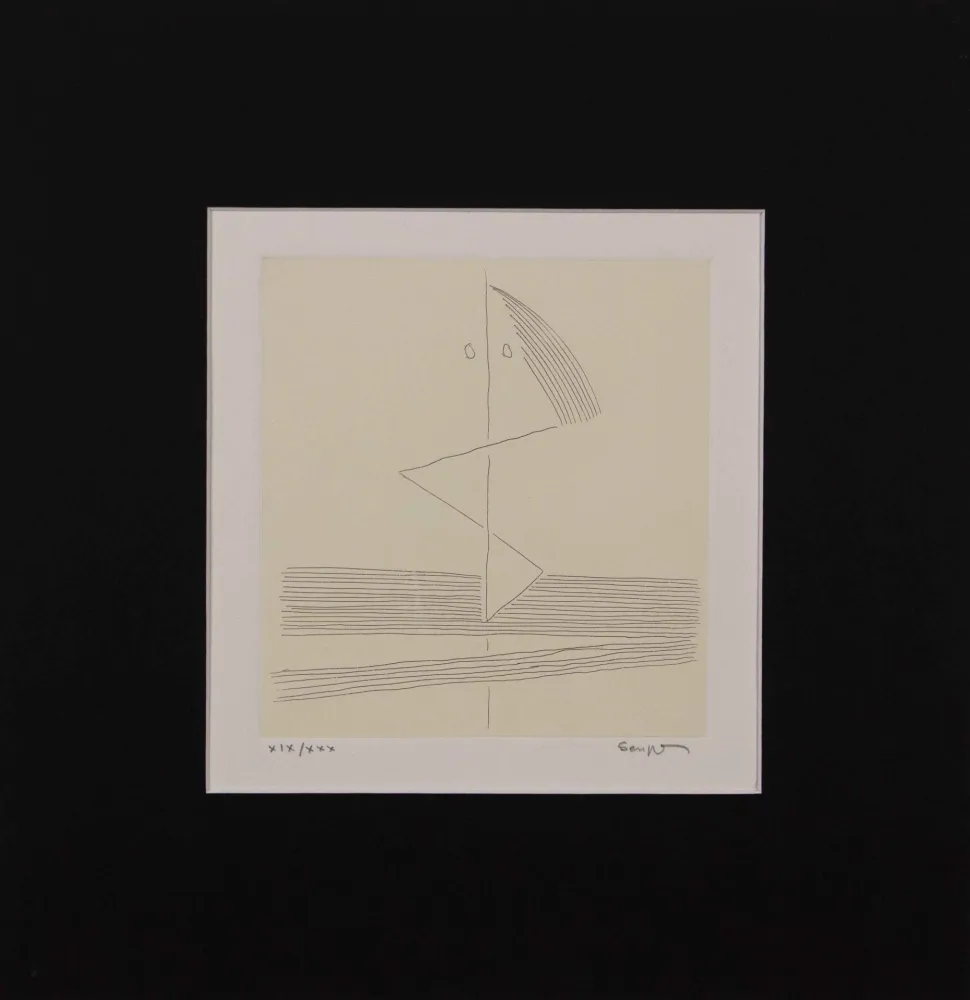 蚀刻版画 Seuphor - Ora di noi