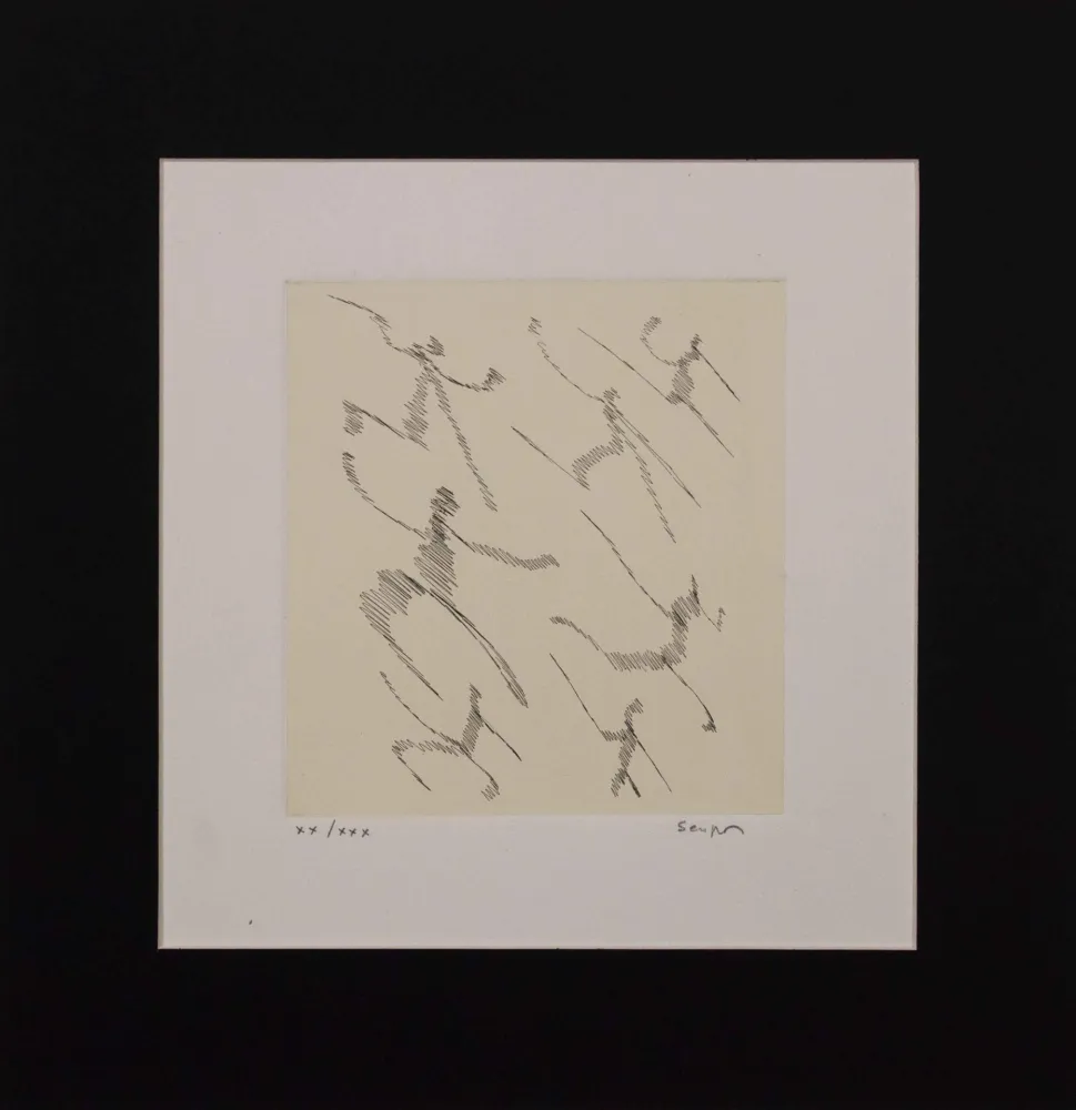 蚀刻版画 Seuphor - Ora di noi