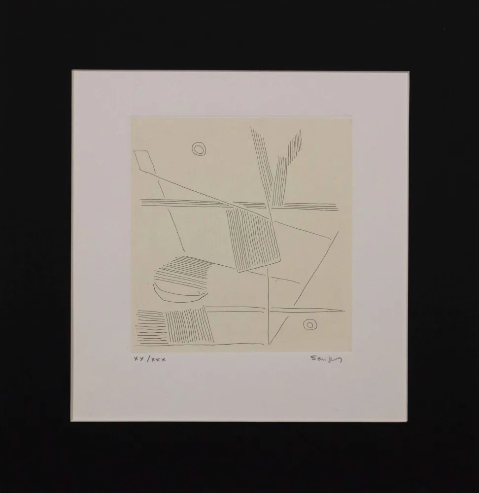 蚀刻版画 Seuphor - Ora di noi