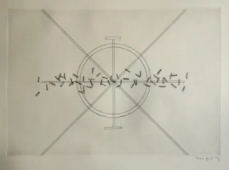 干刻版画 Seuphor - Sans titre