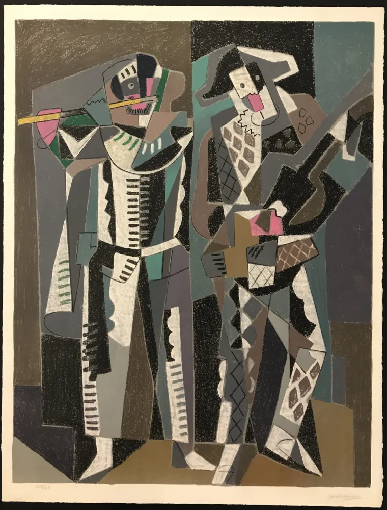 石版画 Severini - Commedia dell’Arte