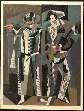 石版画 Severini - Commedia dell’Arte