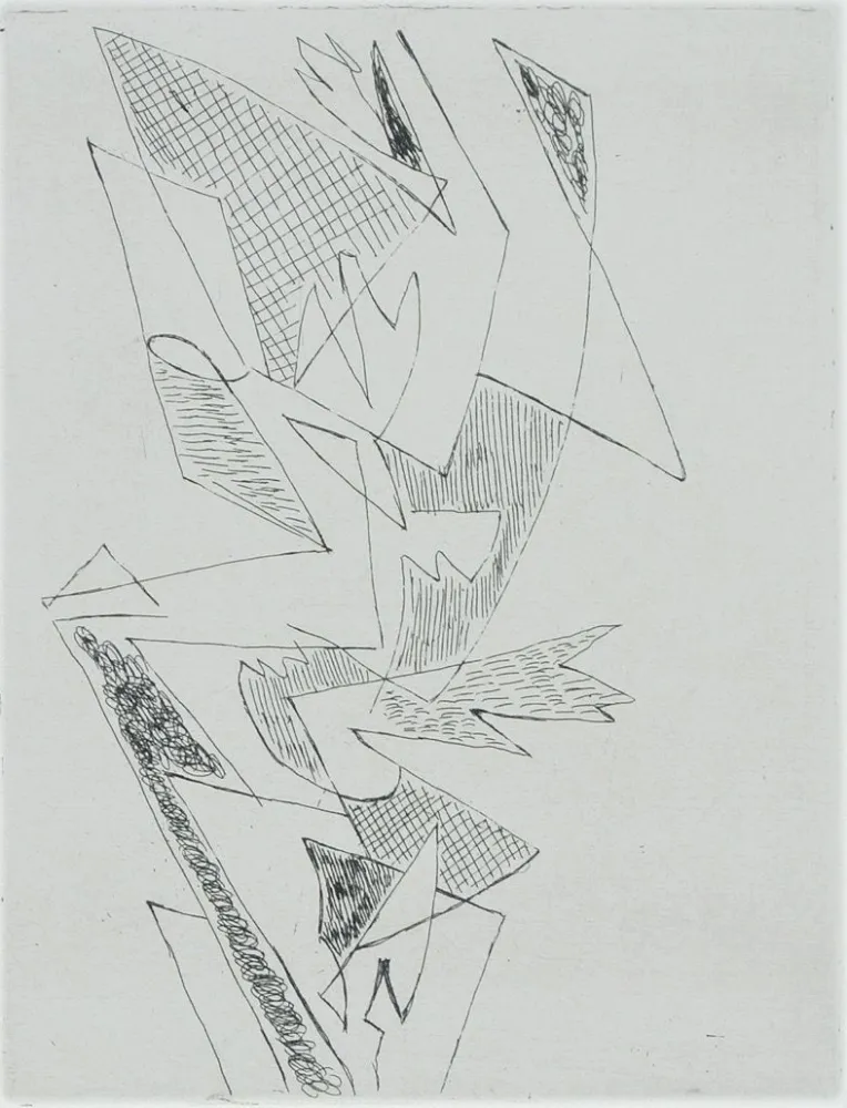 蚀刻版画 Severini - Composizione