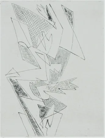 蚀刻版画 Severini - Composizione