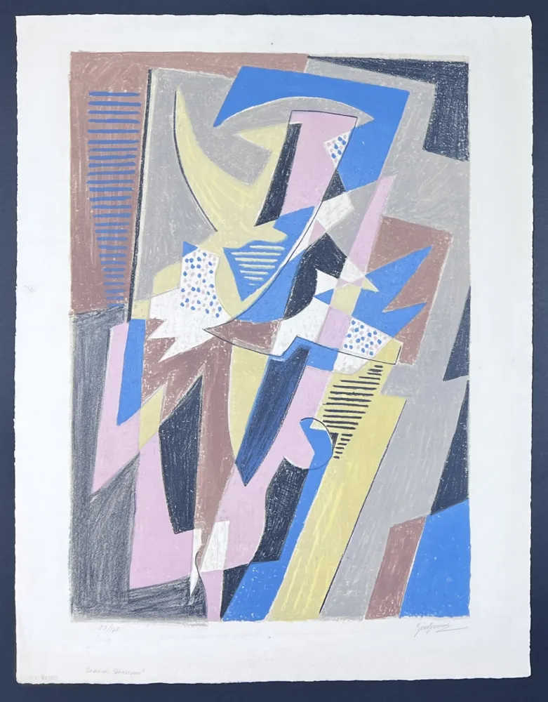 石版画 Severini - Danseuse