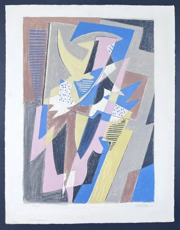 石版画 Severini - Danseuse