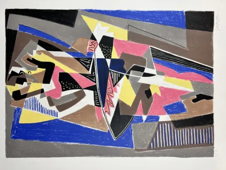 石版画 Severini - LE DANSEUSE