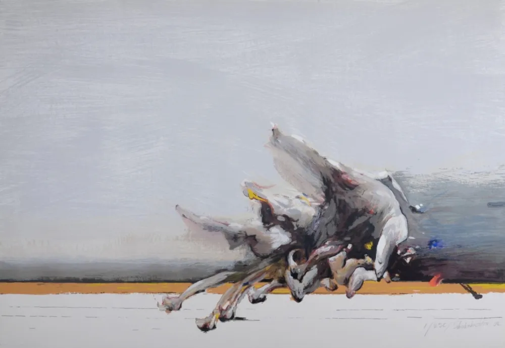 丝网印刷 Shahabuddin - Le Saut