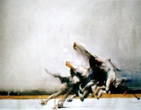 石版画 Shahabuddin - Sans titre