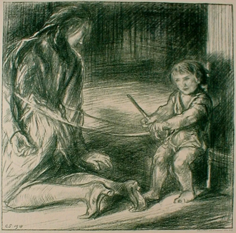 石版画 Shannon - A Sharp Corner