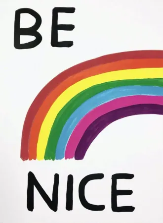 丝网印刷 Shrigley - Be Nice