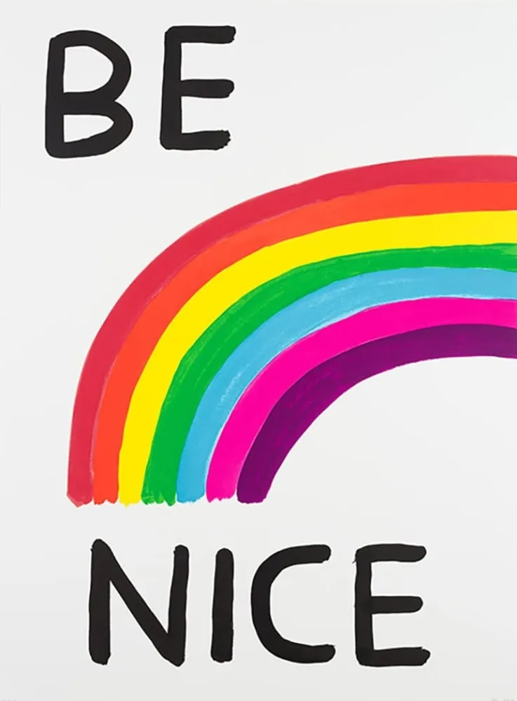 丝网印刷 Shrigley - Be Nice