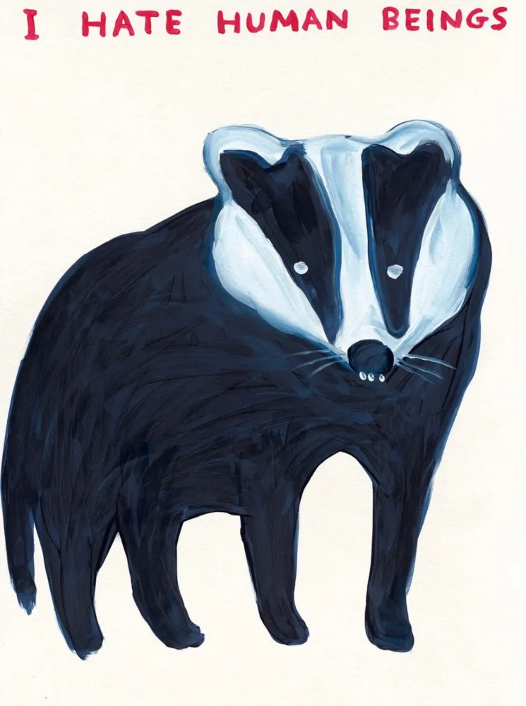 丝网印刷 Shrigley - I Hate Human Beings