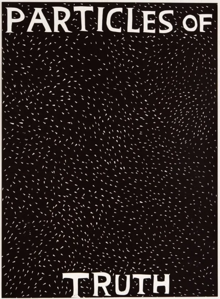 油毡版画 Shrigley - Particles of Truth