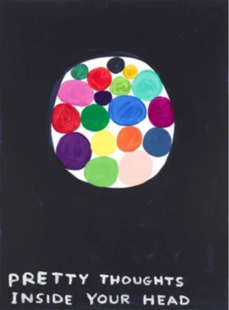丝网印刷 Shrigley - Pretty Thoughts Inside Your Head