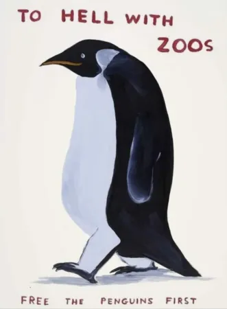 丝网印刷 Shrigley - To Hell With Zoos