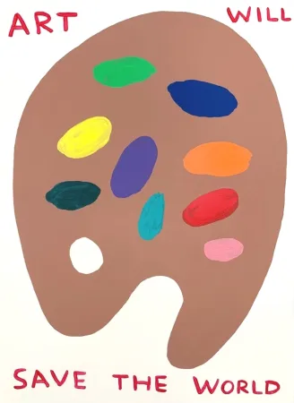 丝网印刷 Shrigley - (Untitled) Art Will Save The World