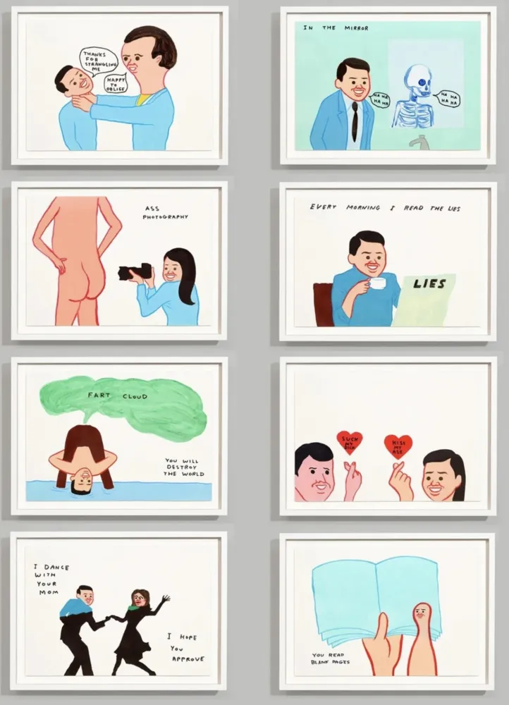 复数作品 Shrigley - Vote (set of 8)