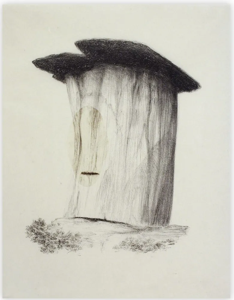 石版画 Sicilia - Tumba en el Aire I