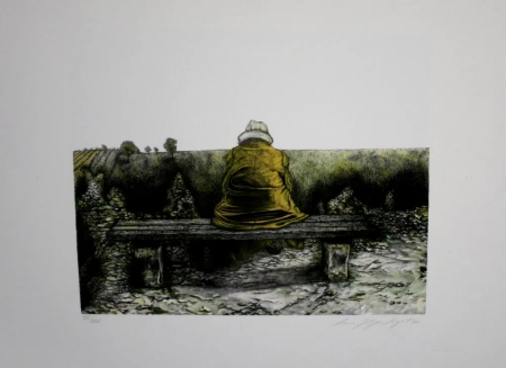 石版画 Siegert - Landschaft wie ich sie kenne