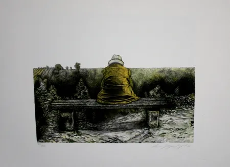 石版画 Siegert - Landschaft wie ich sie kenne