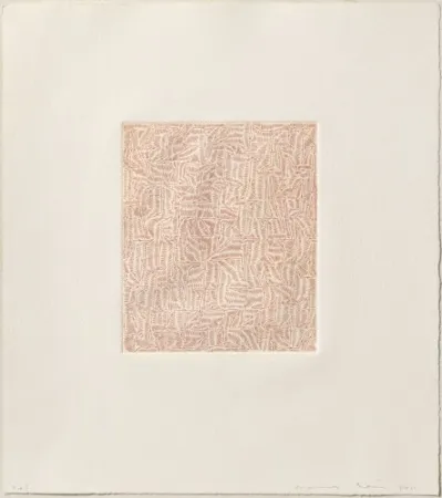 版画 Siena - Camí de fletxes entre línies paral.leles