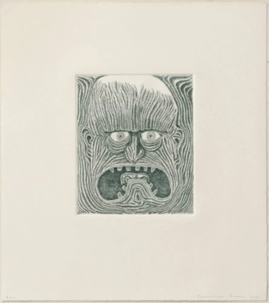 版画 Siena - La por