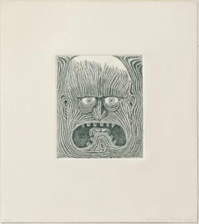 版画 Siena - La por