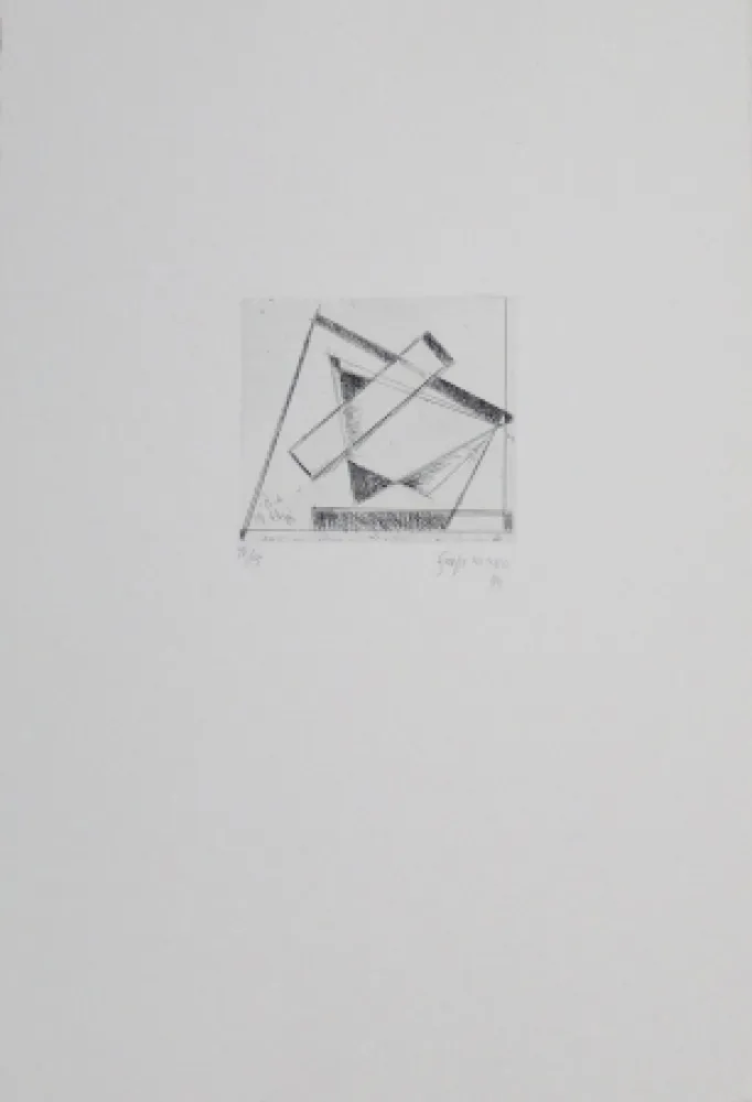 版画 Siepmann - Construction