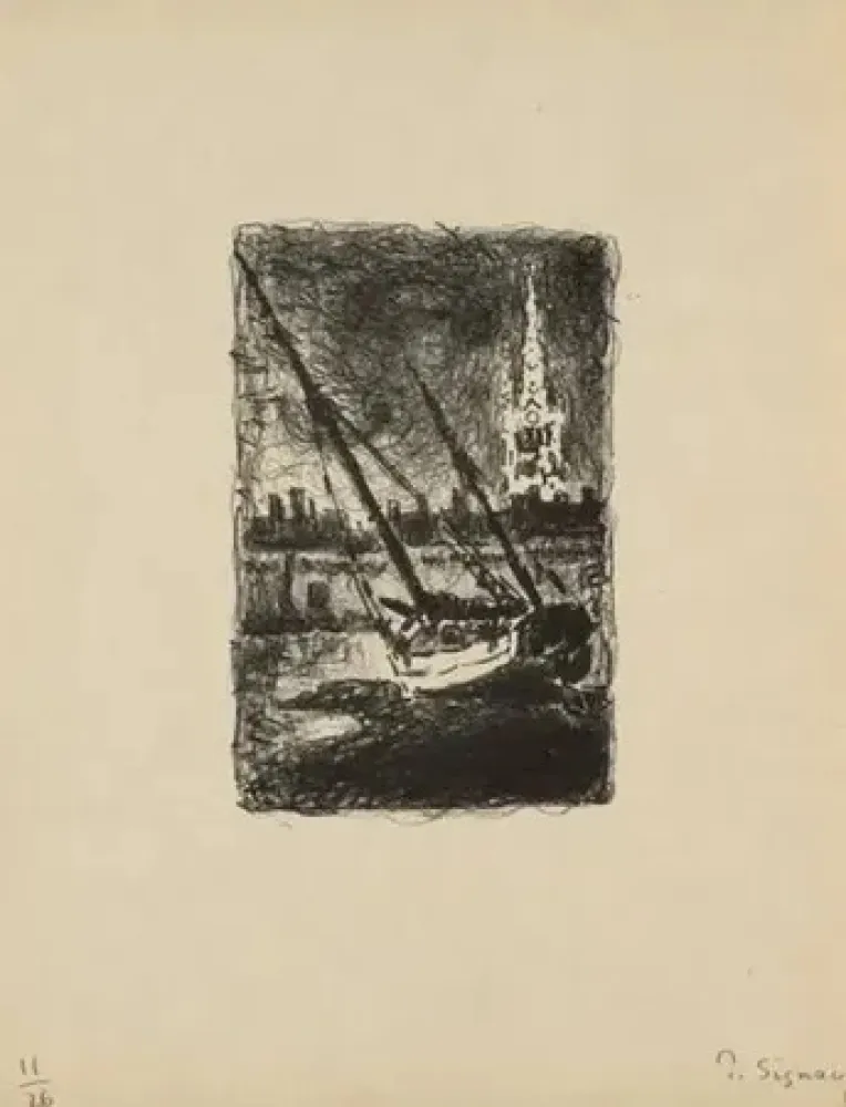 石版画 Signac - Saint MALO I (1927)