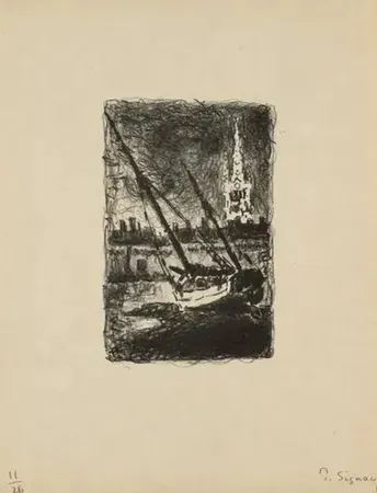 石版画 Signac - Saint MALO I (1927)