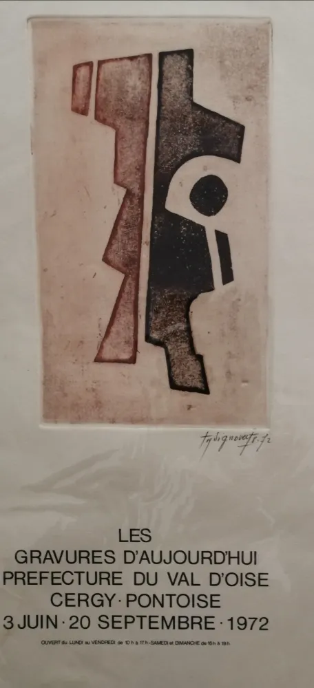 蚀刻版画 Signovert - Gravures d'aujurd'hui - Cergy Pontoise
