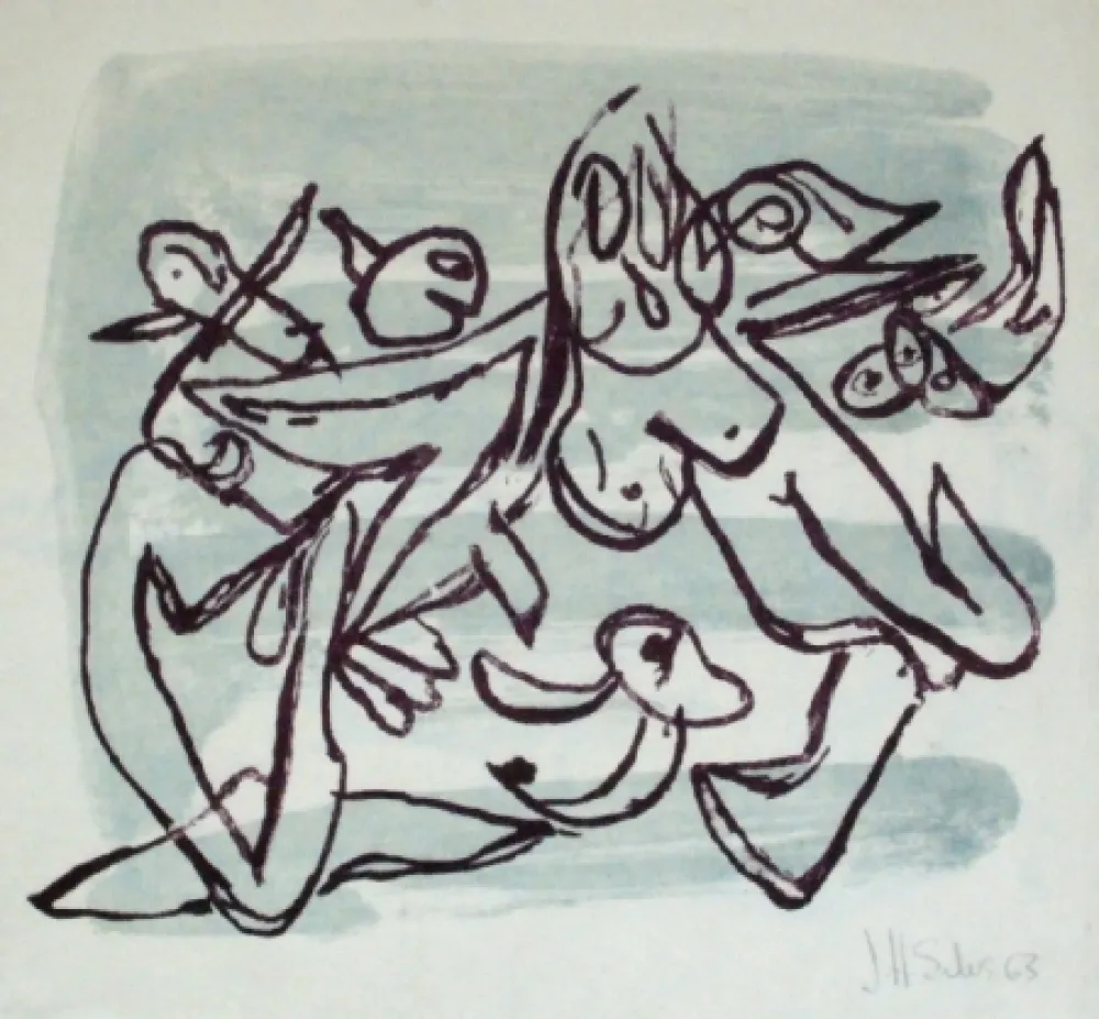 石版画 Silva - Sans titre 1