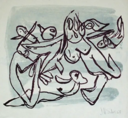 石版画 Silva - Sans titre 1