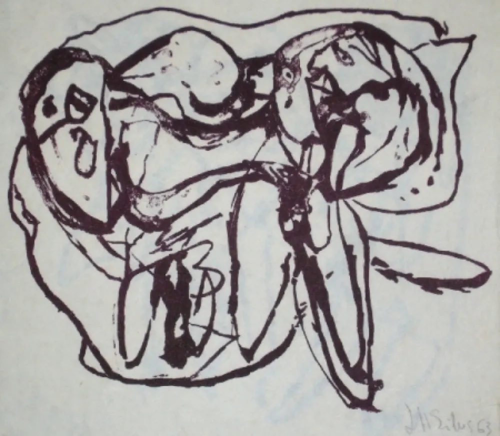 石版画 Silva - Sans titre 15