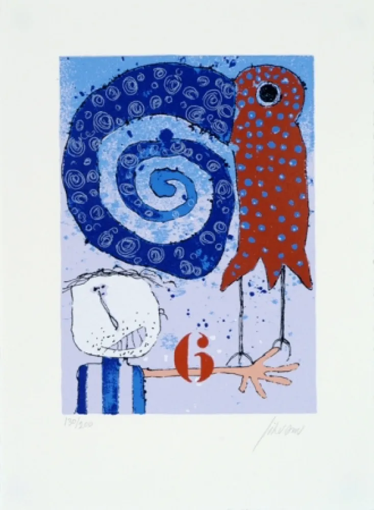 丝网印刷 Silvain - Perchoir nr 6