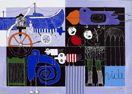 丝网印刷 Silvain - The Blind Bird 