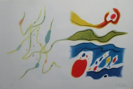 石版画 Singier - Blason du corps blessé