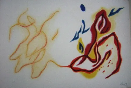 石版画 Singier - Blason du corps blessé