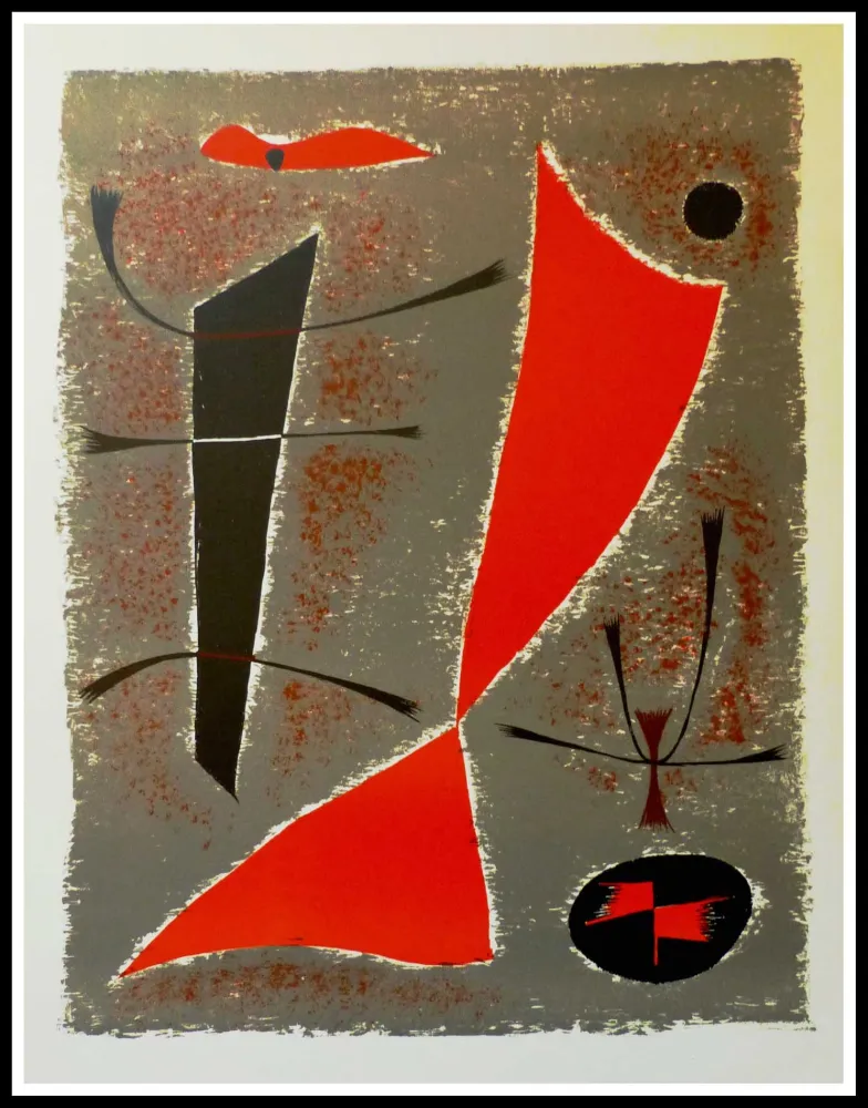 石版画 Singier - COMPOSITION 