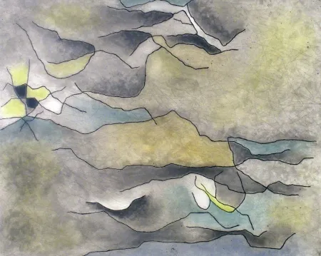 蚀刻版画 Singier - Composition