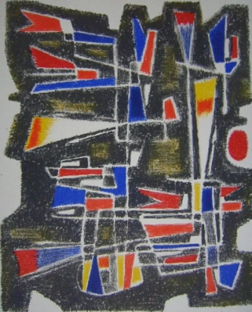 石版画 Singier - La Patriette de Conzalve