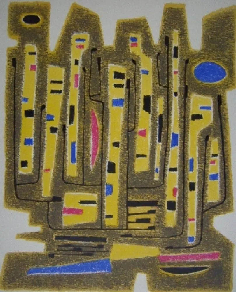 石版画 Singier - La Patriette de Conzalve