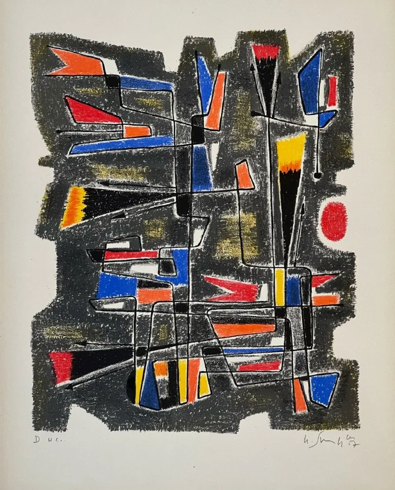 石版画 Singier - La Patriette de Gonzalve 