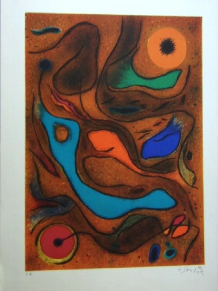 石版画 Singier - Sans titre