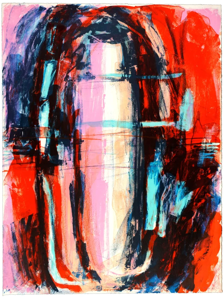 石版画 Siversten - Bateau de nuit