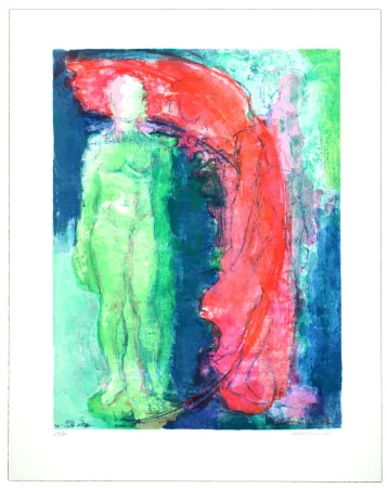 石版画 Siversten - Body double