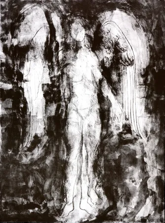 石版画 Siversten - Everspinning wheel