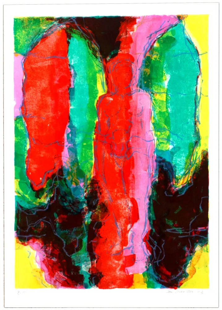 石版画 Siversten - Sans Titre