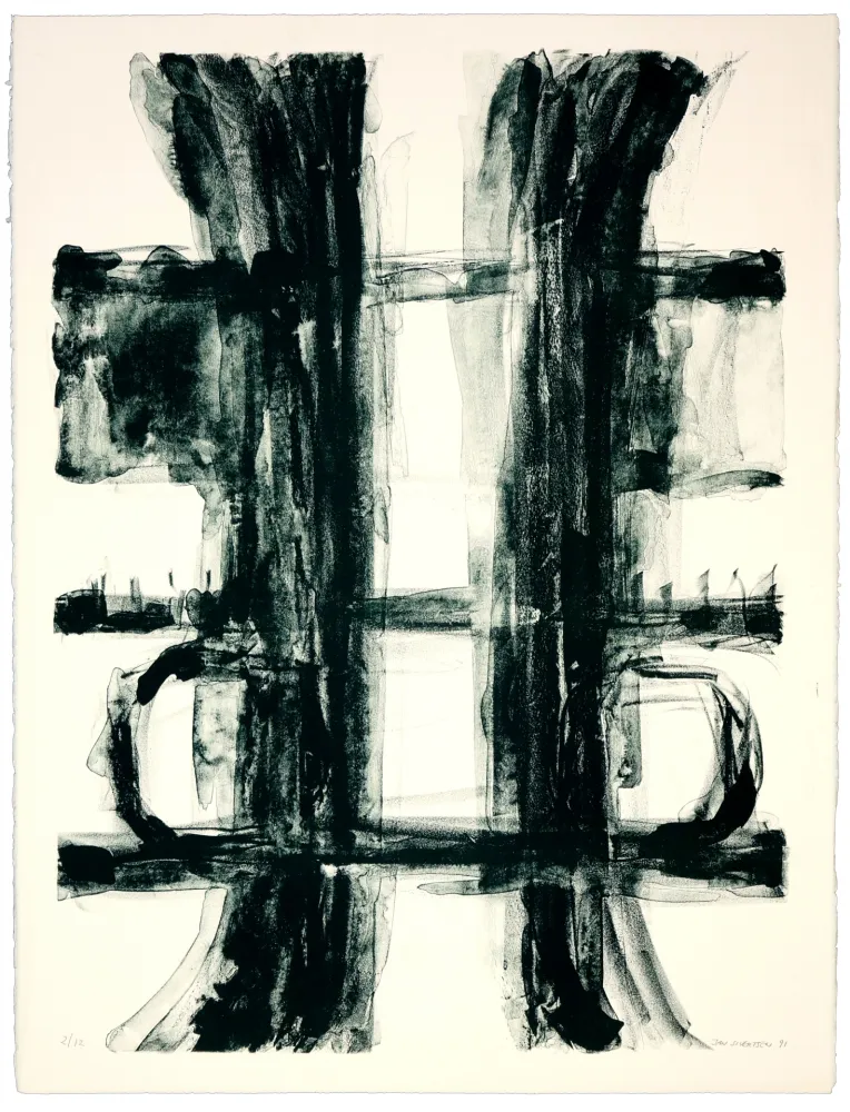 石版画 Siversten - Sans titre